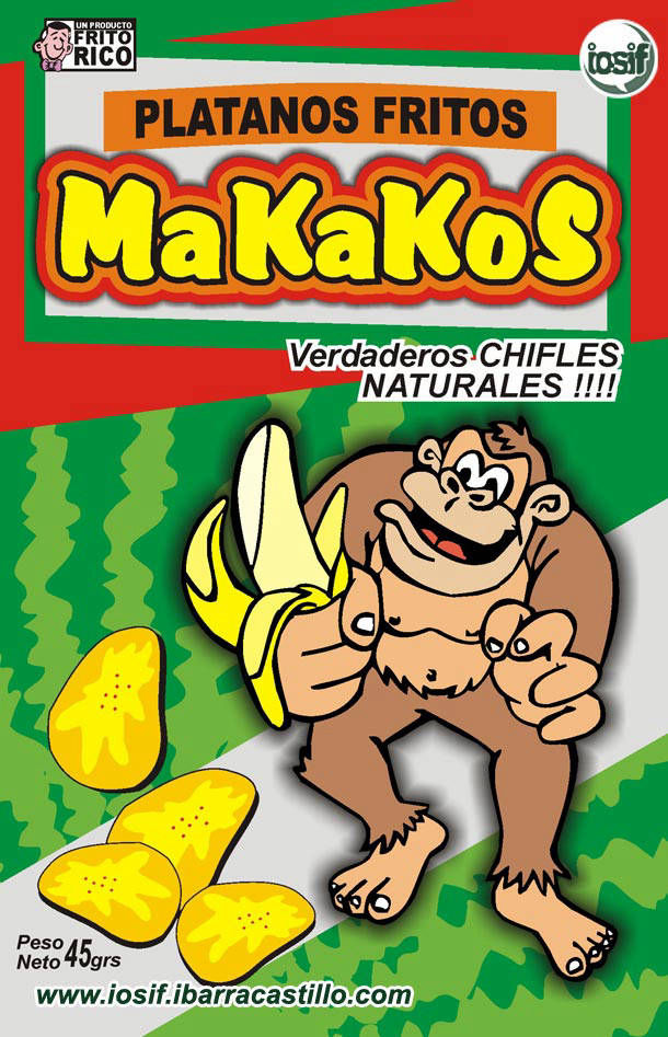 Makakos Chifles Snack - Diseño iosif ibarra